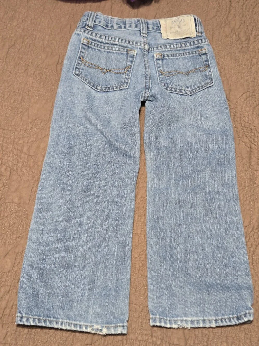 Polo Ralph Lauren Sullivan Slim Toddler Boys Distressed Blue Jeans Size 4T Y4